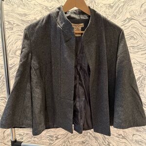 Paris Blues Charcoal Cape Jacket
